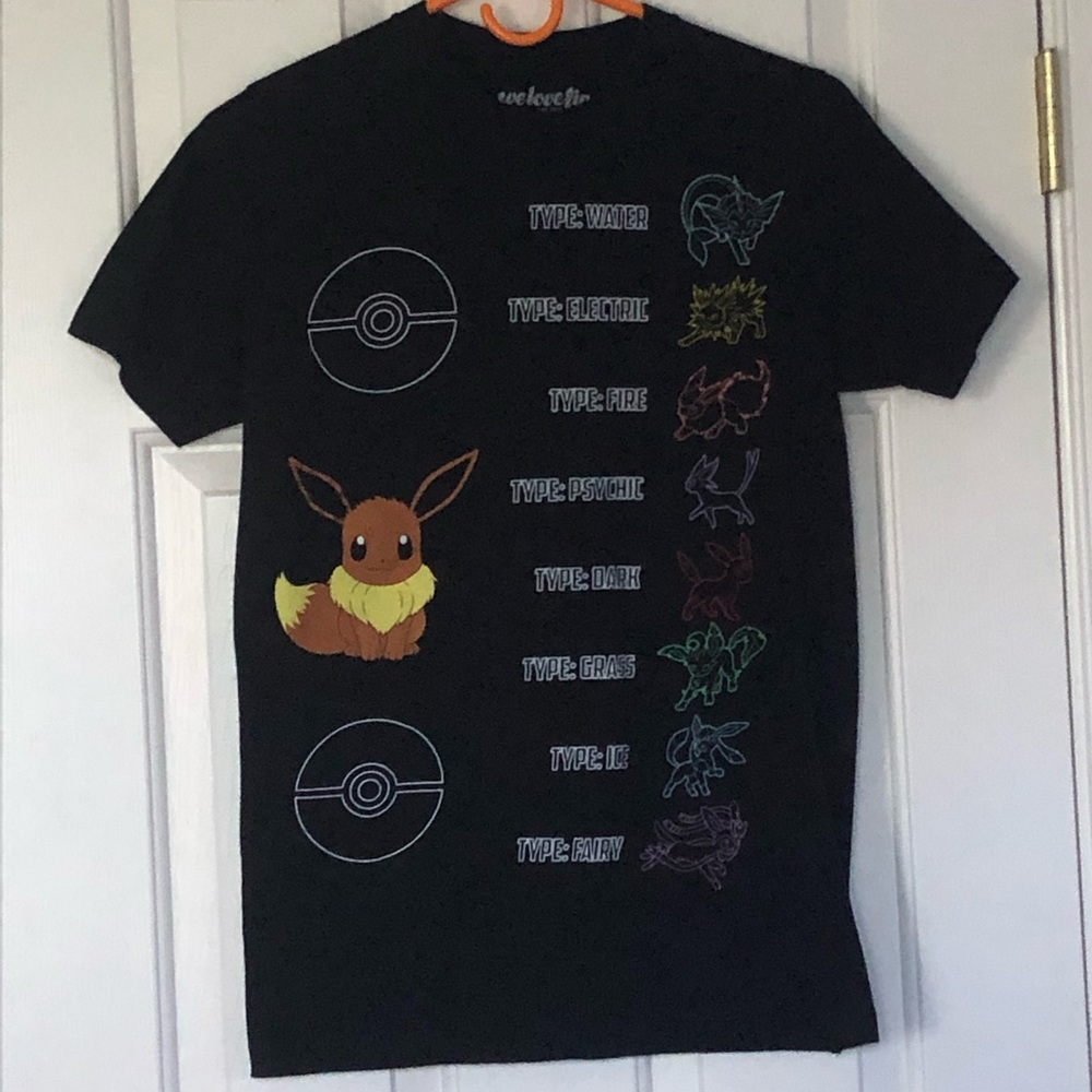 We Love Fine Pokemon Eevee Evolution Tee